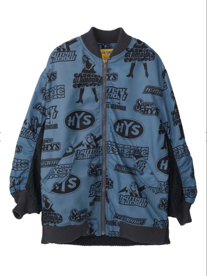 超値下げ　【超希少】ヒステリックグラマー ニットリメイク　MA-1ジャケット