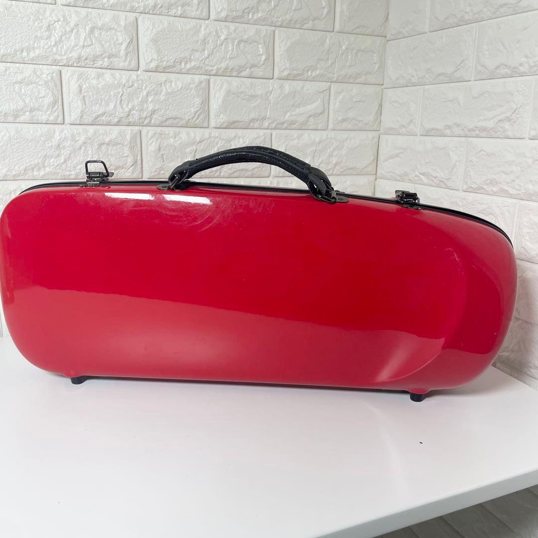 C.C.シャイニーケースII トランペット用 ハードケース レッド