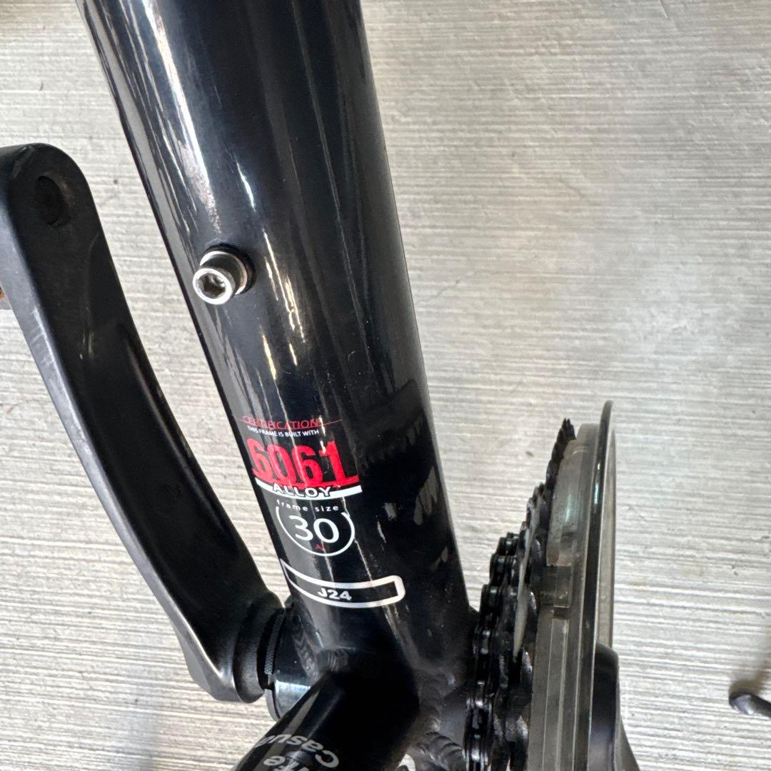 ルイガノ　24インチ　子ども用　自転車　黒