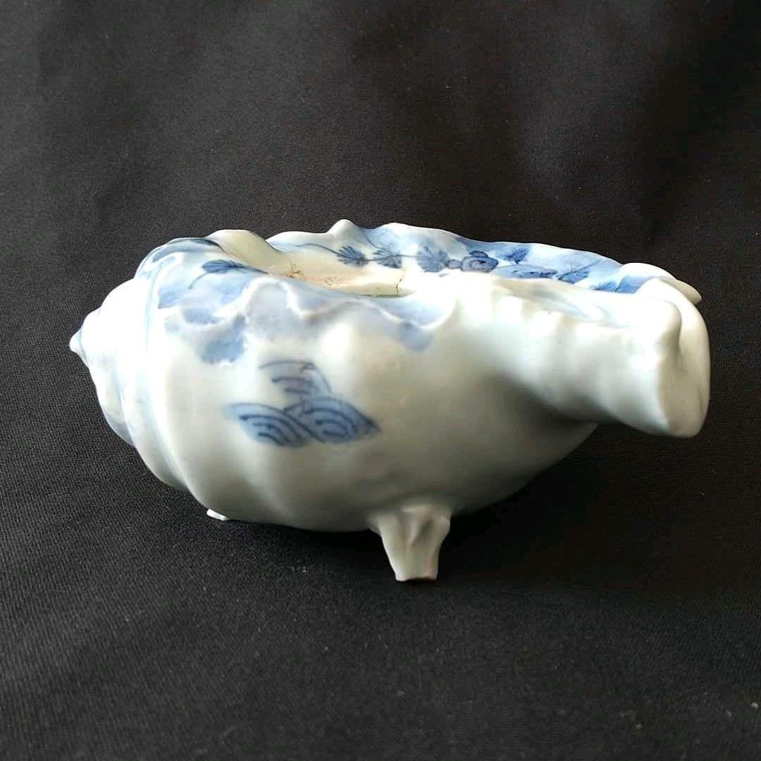 古伊万里　江戸中期　栄螺形　同手掲載　綺麗　貴重　骨董　茶道具