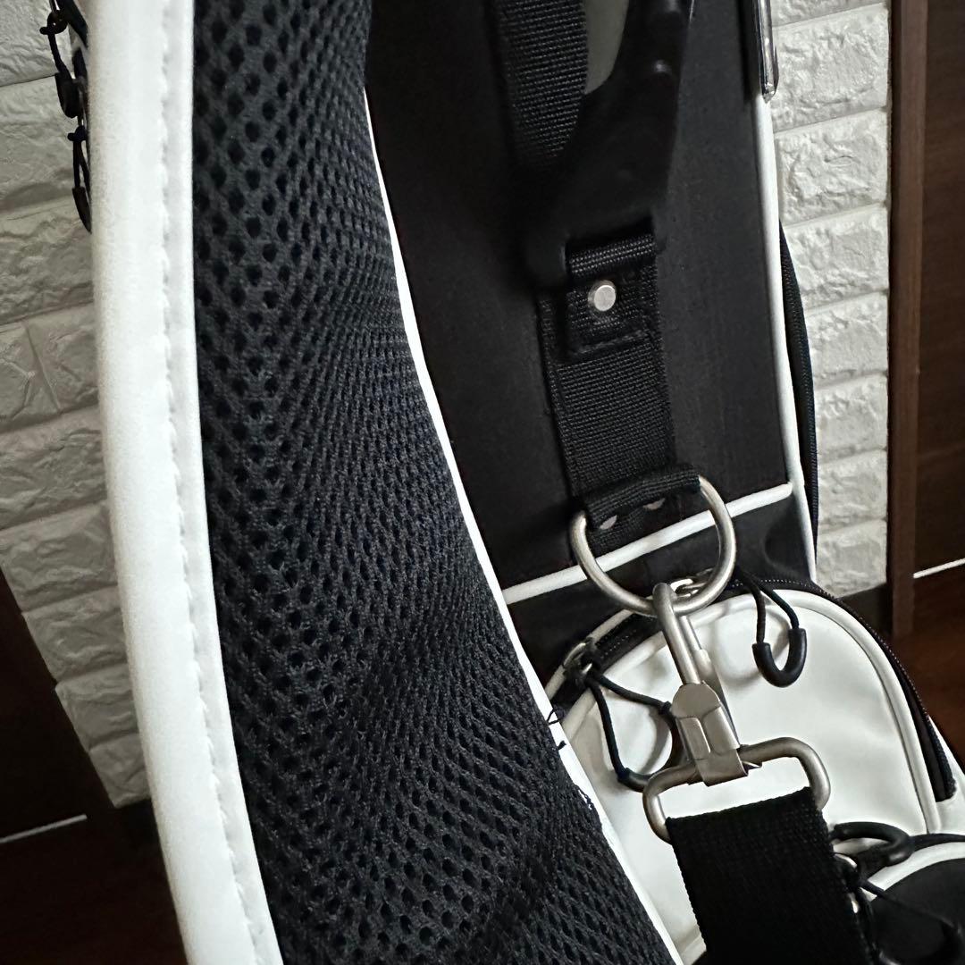 美品 EDWIN GOLF ゴルフ 9.5型キャディバッグ 6分割 ブラック