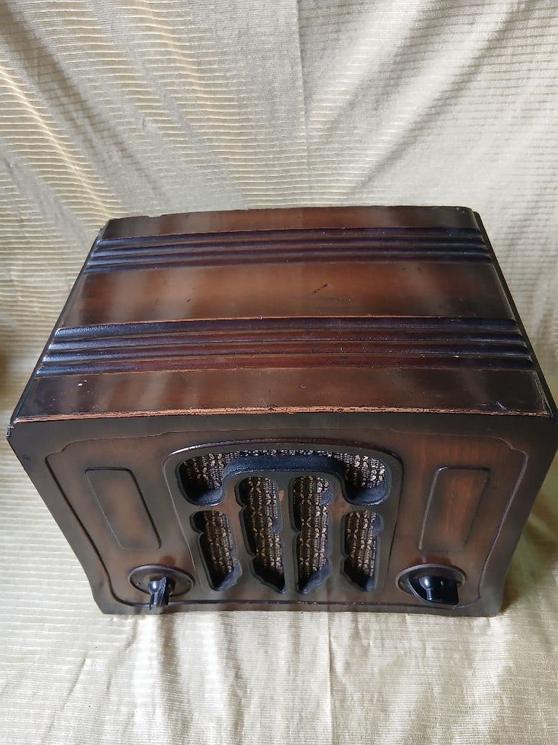 昭和レトロ ナショナル 真空管ラジオ「ジャンク」