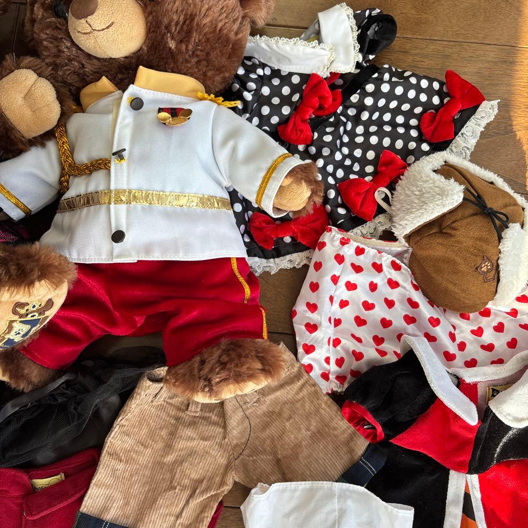 ユニベアー　服　セット　ぬいぐるみ　ペア　ユニベアシティー　コスチューム