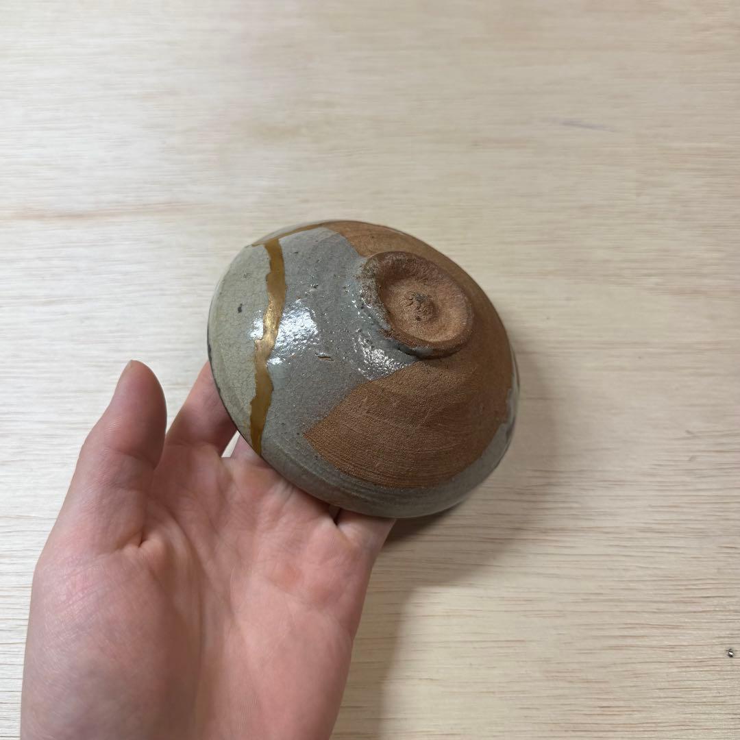 古唐津 皮鯨手 盃 山盃 桃山時代 江戸時代 陶片 初期伊万里 金継ぎ 古美術