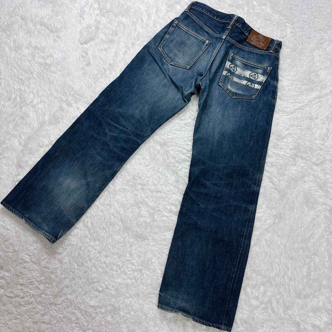 【入手困難】桃太郎ジーンズ 銅丹レーベル インディゴデニム 30 藍布屋