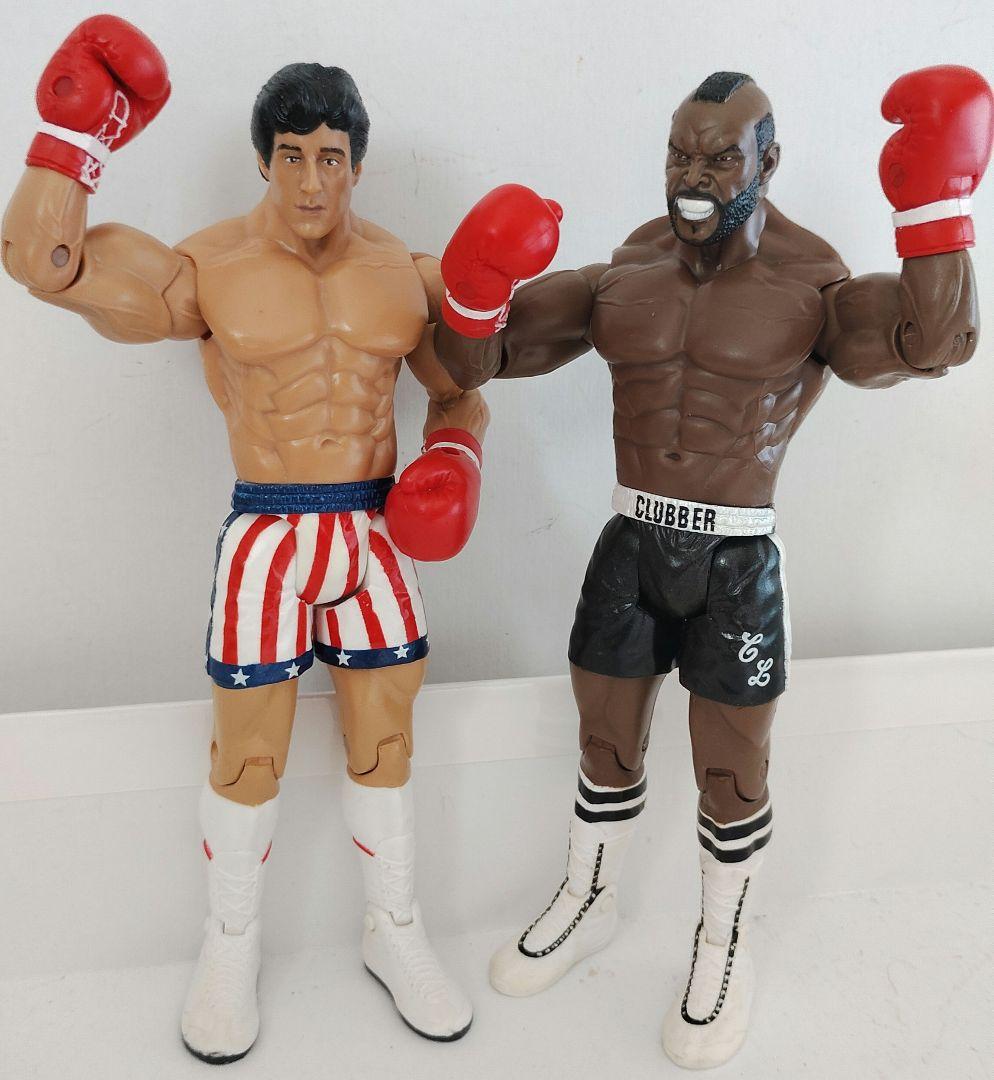 JAKKS社版 ロッキー＆クラバーラング(ロッキーⅢ)フィギュア２個セット