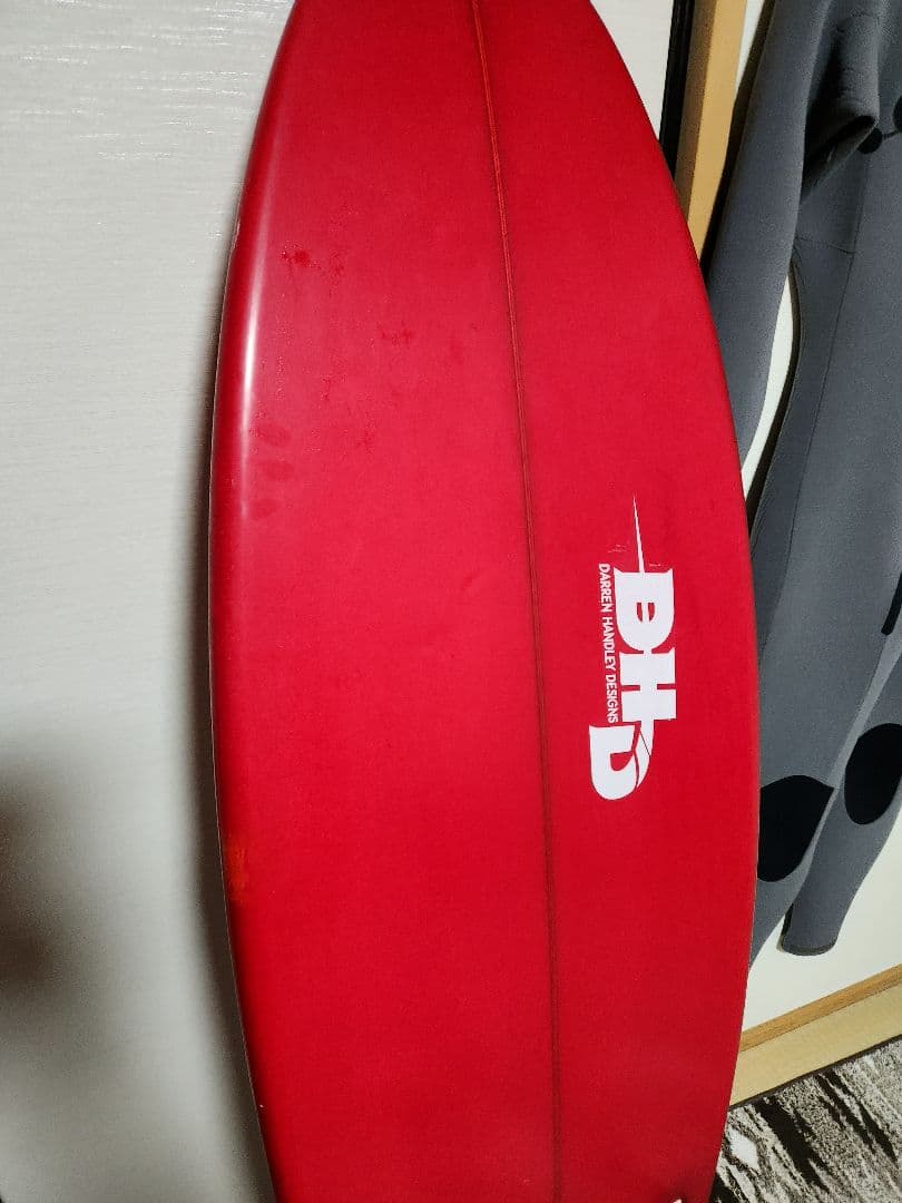 DHD レッド ショートボード