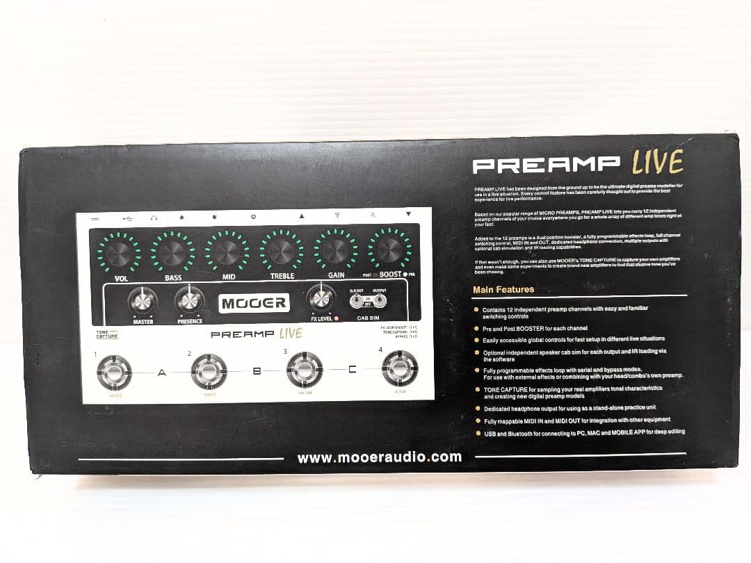 MOOER PREAMP LIVE ギターエフェクター