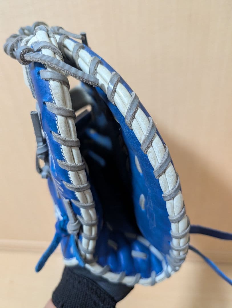 ◆湯もみ型付済◆ MLBドジャース ローリングス ファーストミット 軟式グローブ