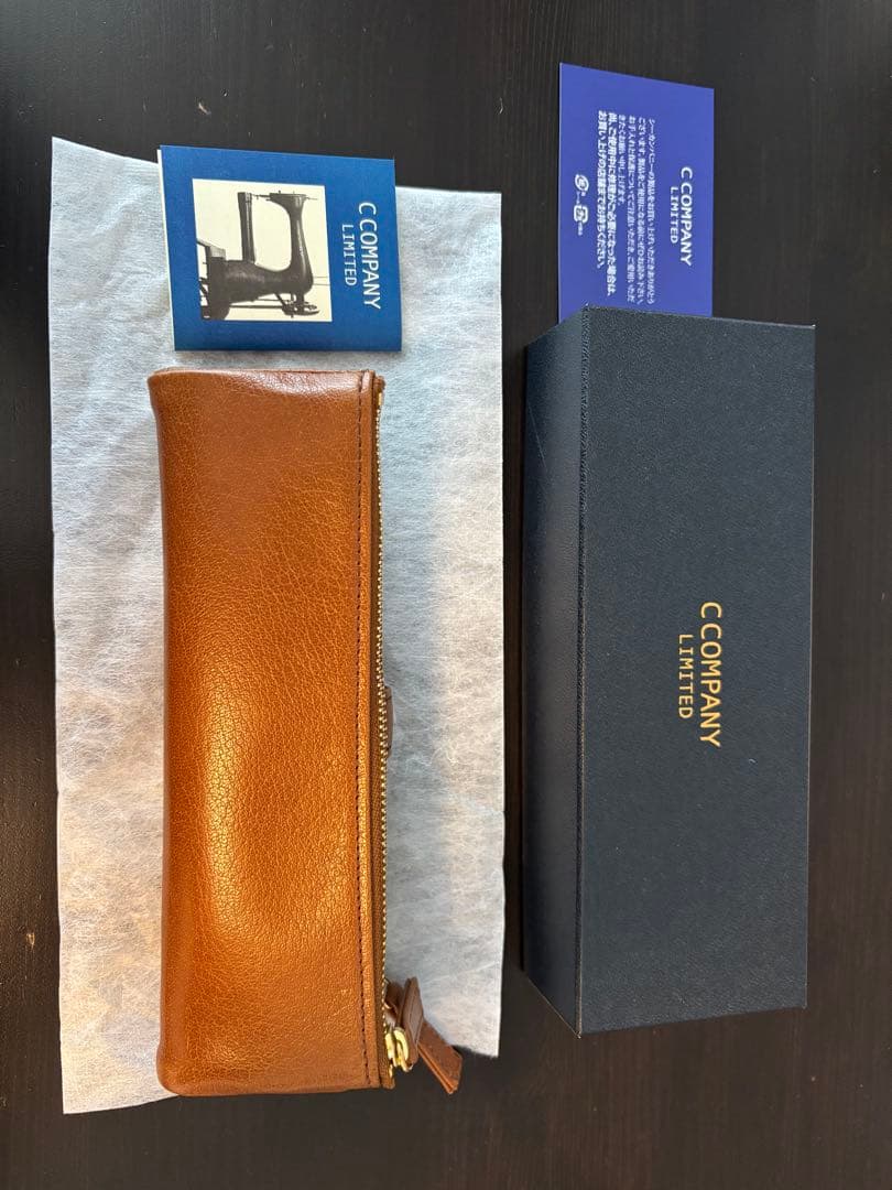 C COMPANY ルポペンケース　カースルブラウン