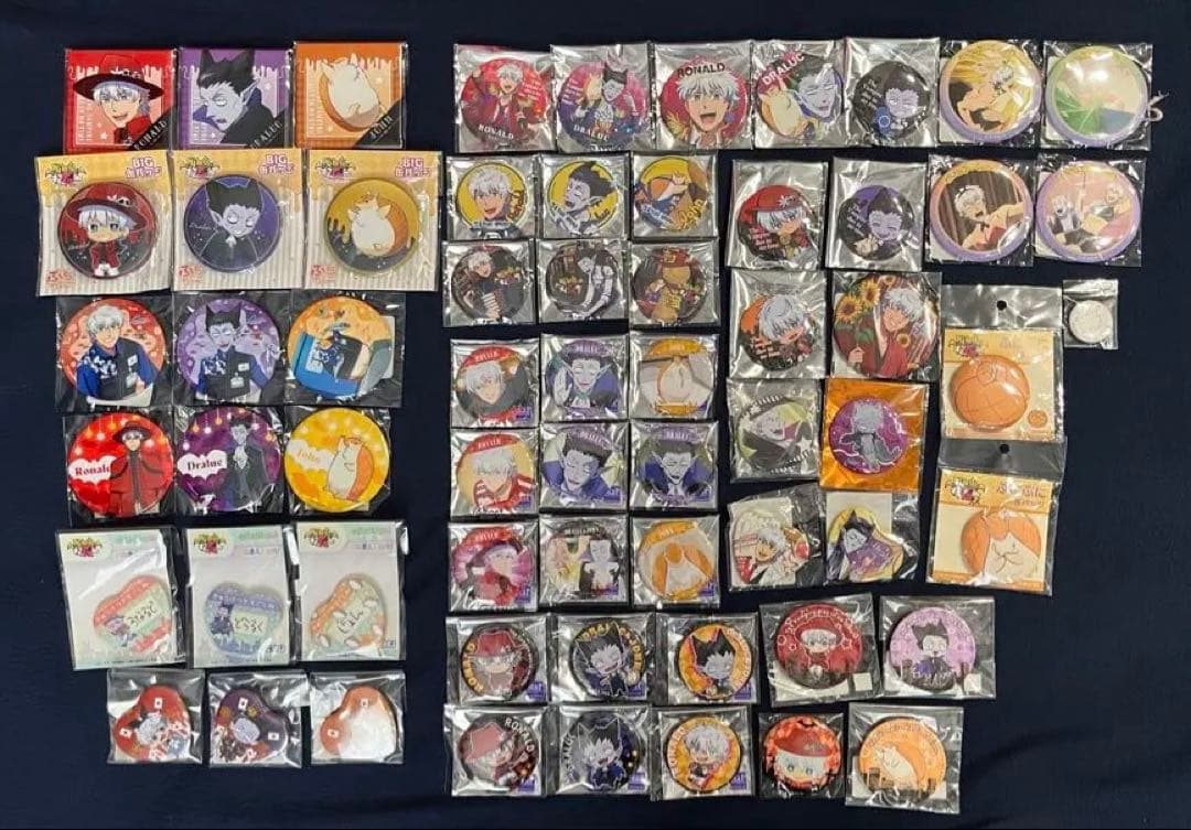 吸血鬼すぐ死ぬ　缶バッジ　63点　セット　まとめ売り　ロナルド　ドラルク　ジョン