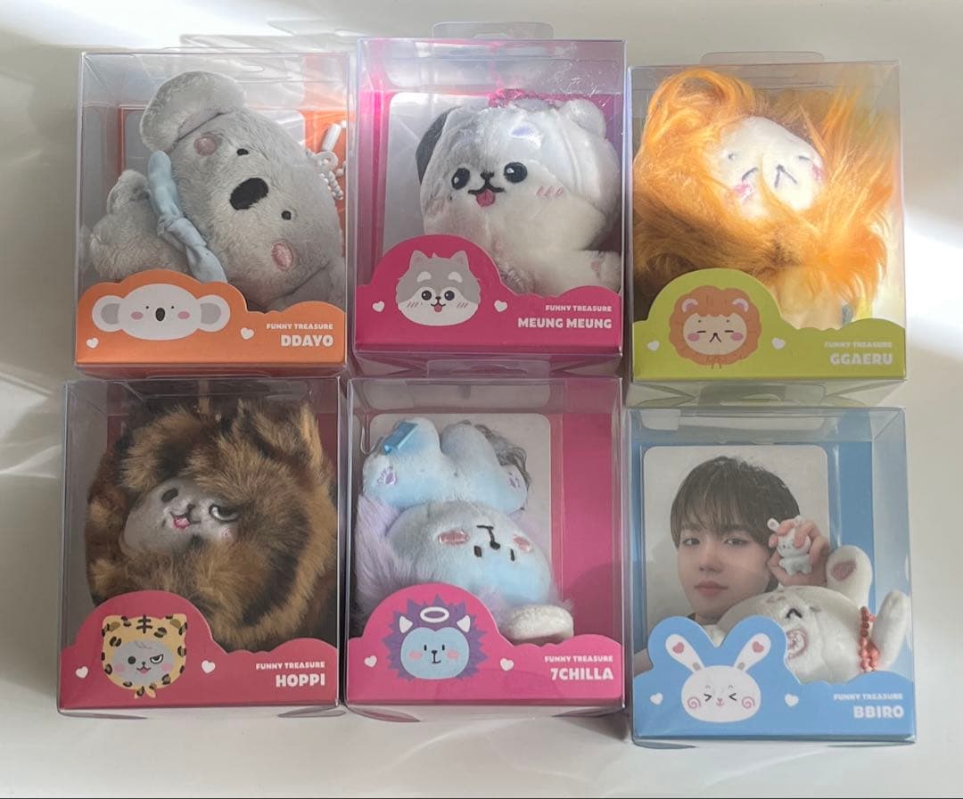 FUNNY TREASURE ぬいぐるみ　6体セット