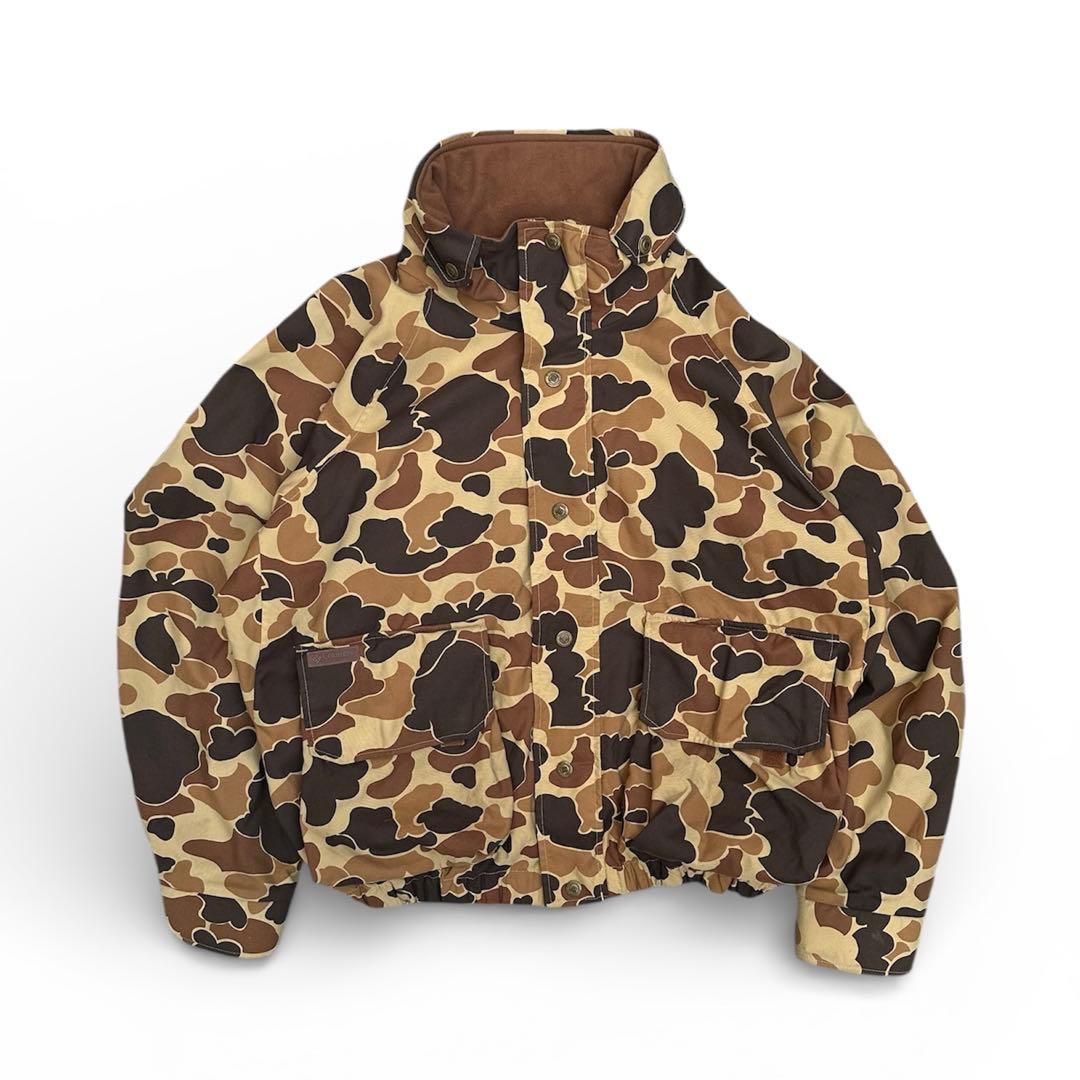 90s Columbia コロンビア ナイロンジャケット ダックハンターカモ L
