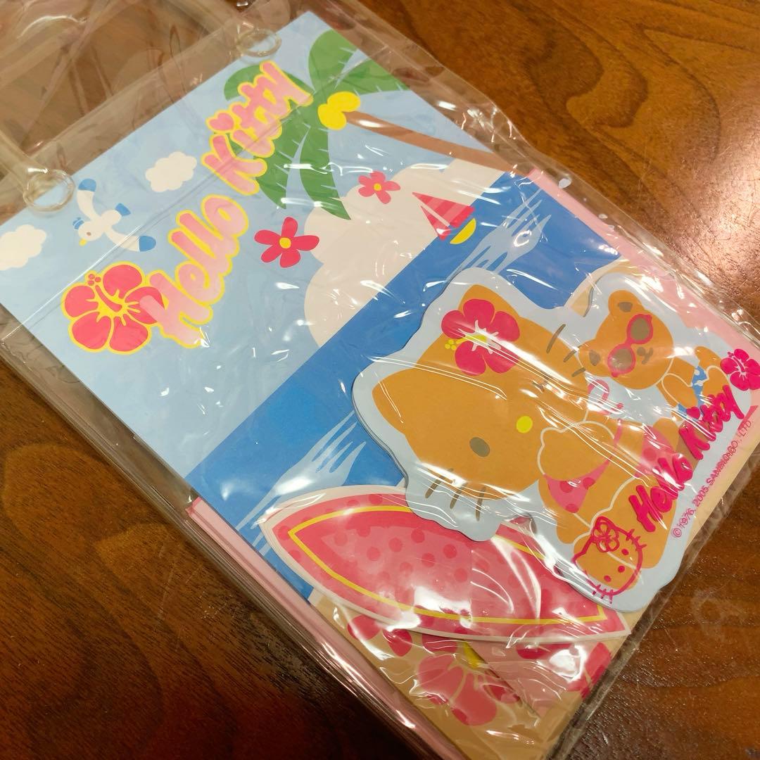 海外限定 ハローキティレターセット サーフィン 日焼けキティ　入手困難　2005