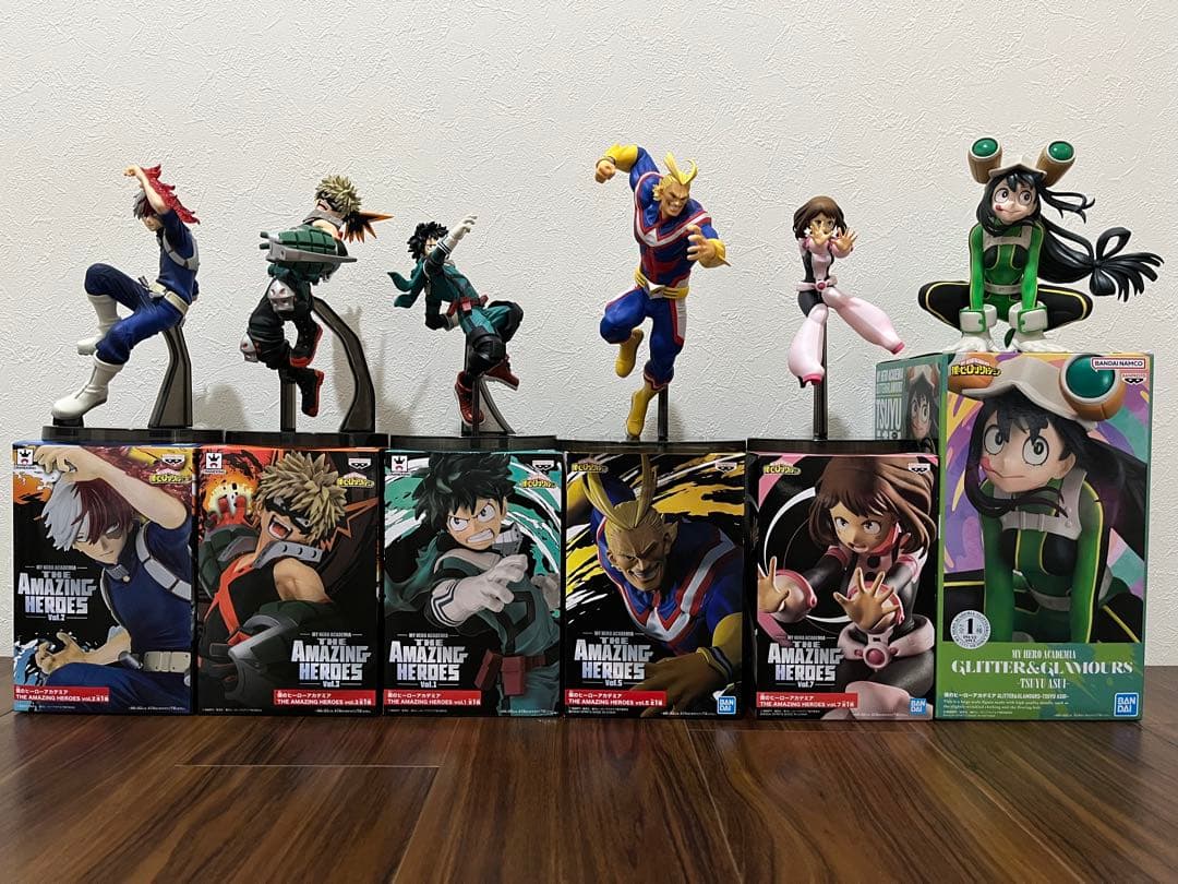 【僕のヒーローアカデミア・ヒロアカ】【フィギュア6体セット】