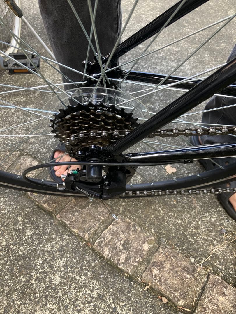 TECHNOLOGY ブラック ロードバイク 700C