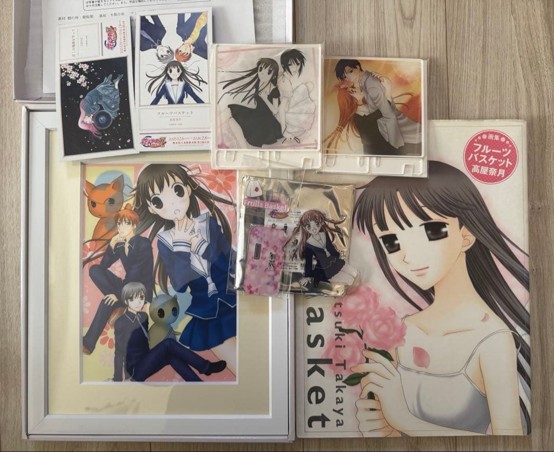 フルバ 漫福ガチャ 高精細複製原画A 花とゆめ展 アクリルスタンド イラスト集