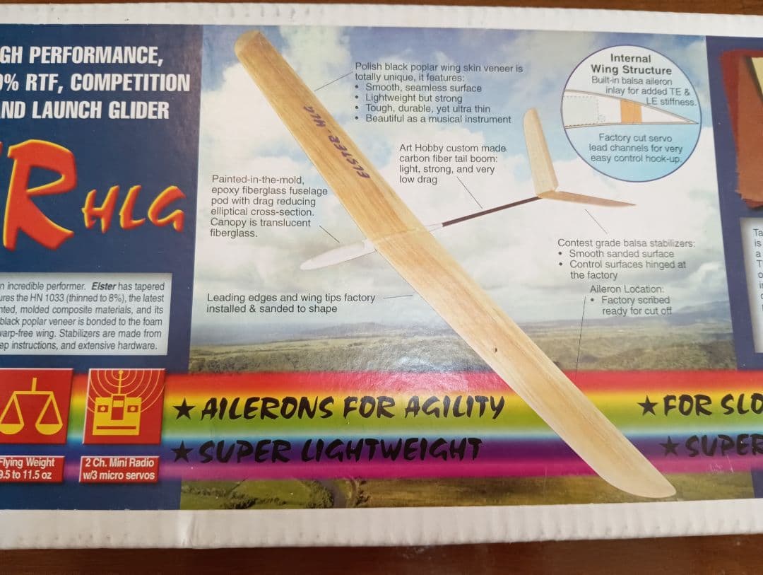 ラジコン飛行機（ポーランド製）ELSTER 競技用HLGグライダー