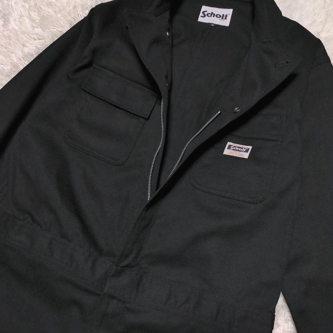 ほぼ未使用！SCHOTT ツナギ ジャンプスーツ オールインワン M 黒