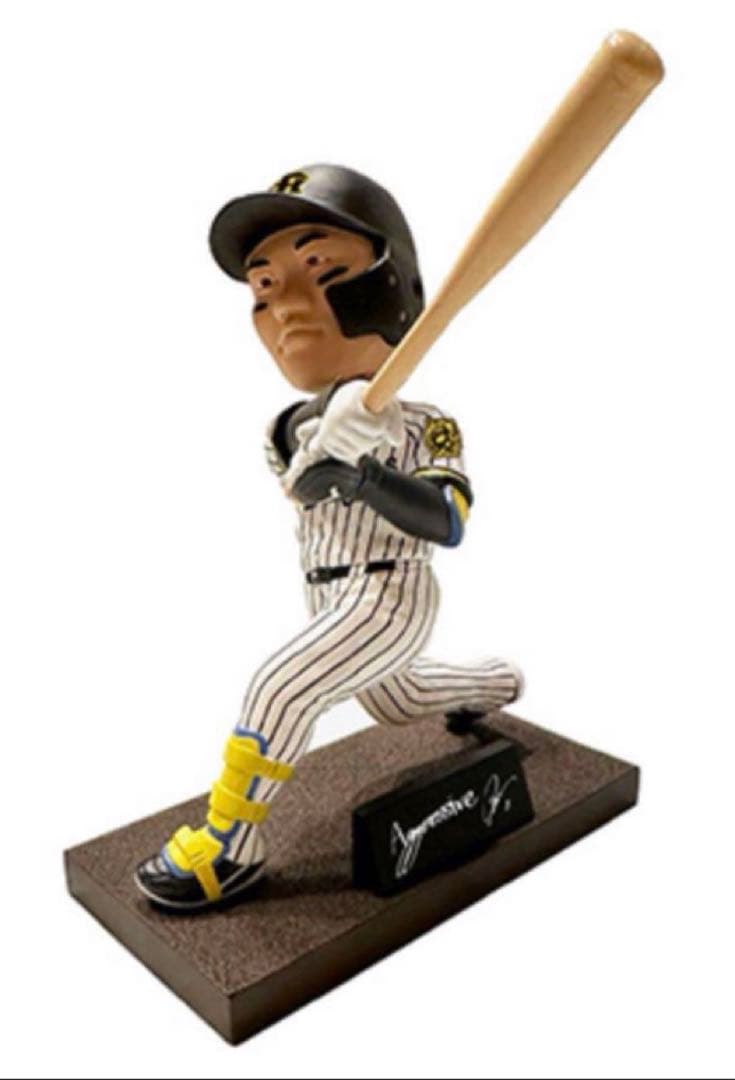 阪神タイガース　ボブルヘッドフィギュア ＃２０２５　佐藤輝明　森下翔太