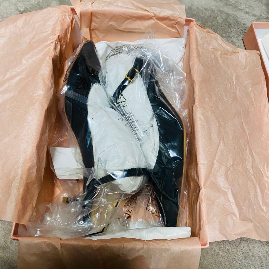 FABIO RUSCONI ストラップパンプス　38 ブラック　IENA　新品