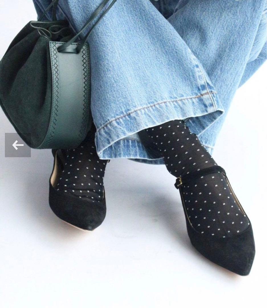 FABIO RUSCONI ストラップパンプス　38 ブラック　IENA　新品