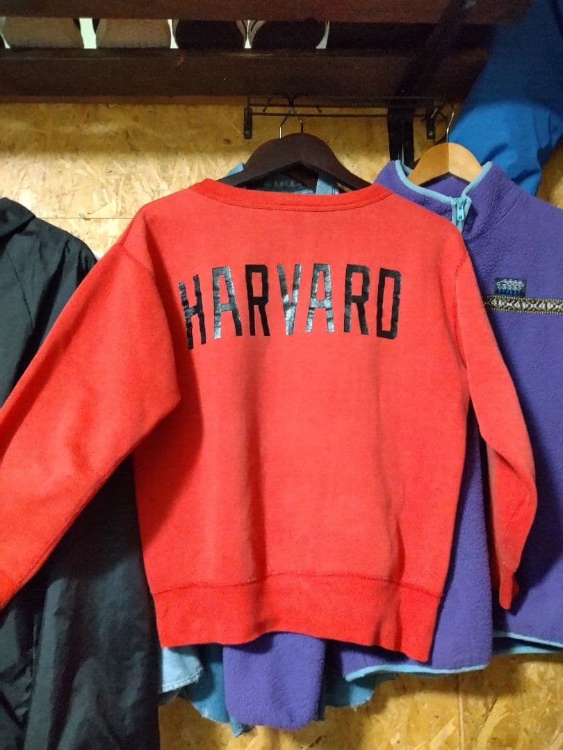 50s〜60s　前Vウィルソン　ビンテージスウェット！ 背面ハーバードプリント！