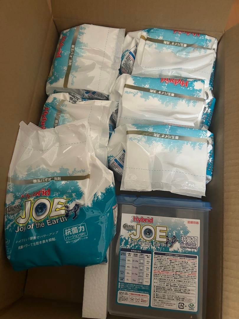 GWお値下げ中　Hybrid JOE 善玉バイオ洗剤　6つセットケース付き