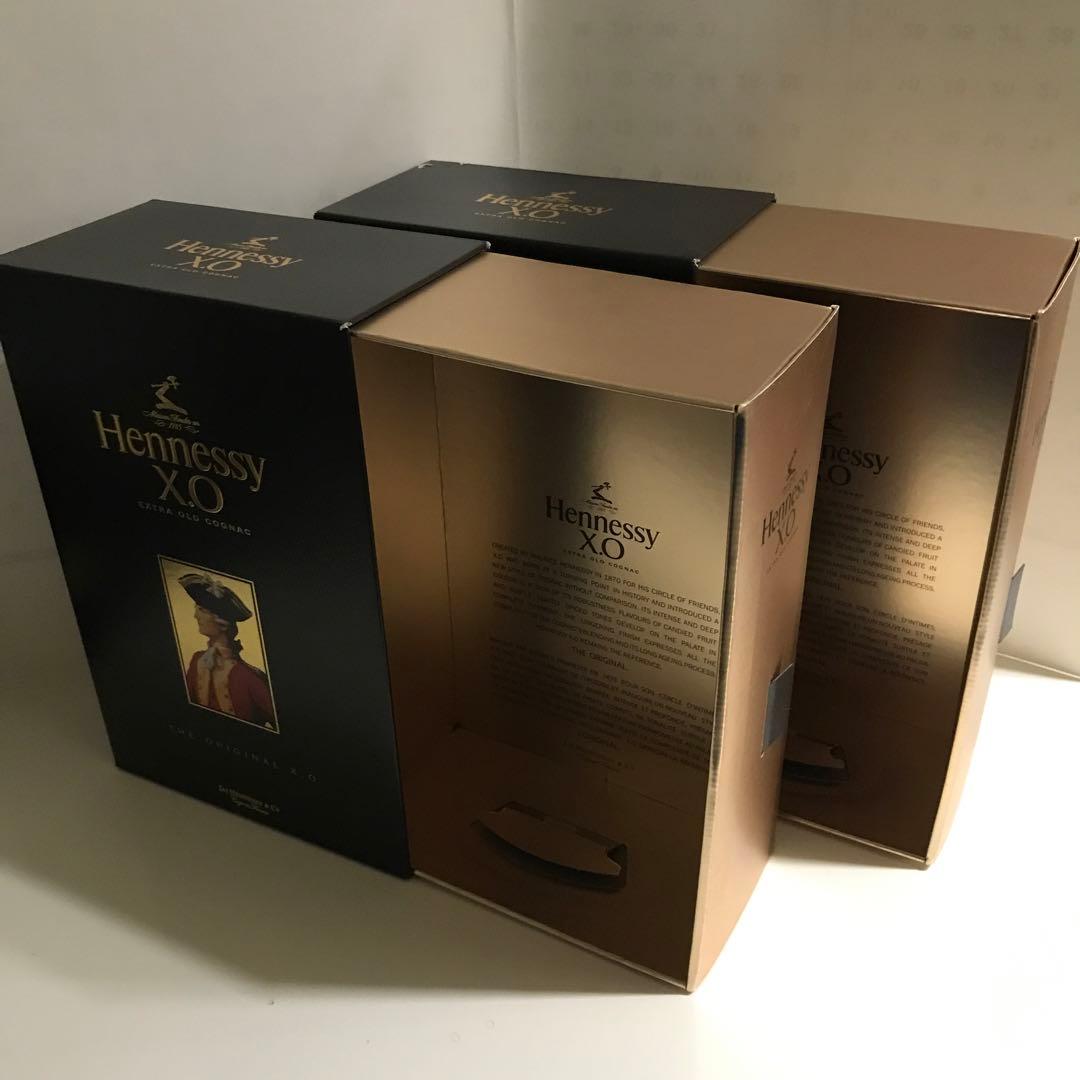 未開栓　モエヘネシーディアジオ社取扱　Hennessy xo 2本セット　古酒