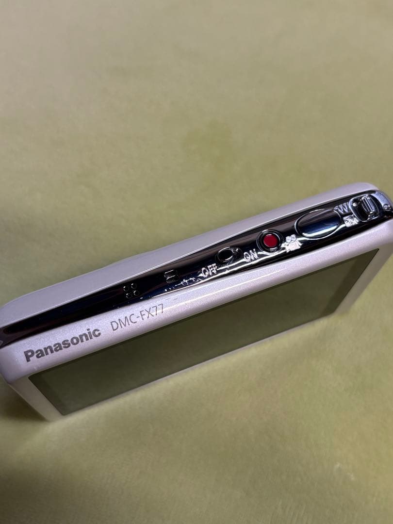 パナソニック DMC-FX77 ホワイト デジカメ ルミックス 動作確認済み