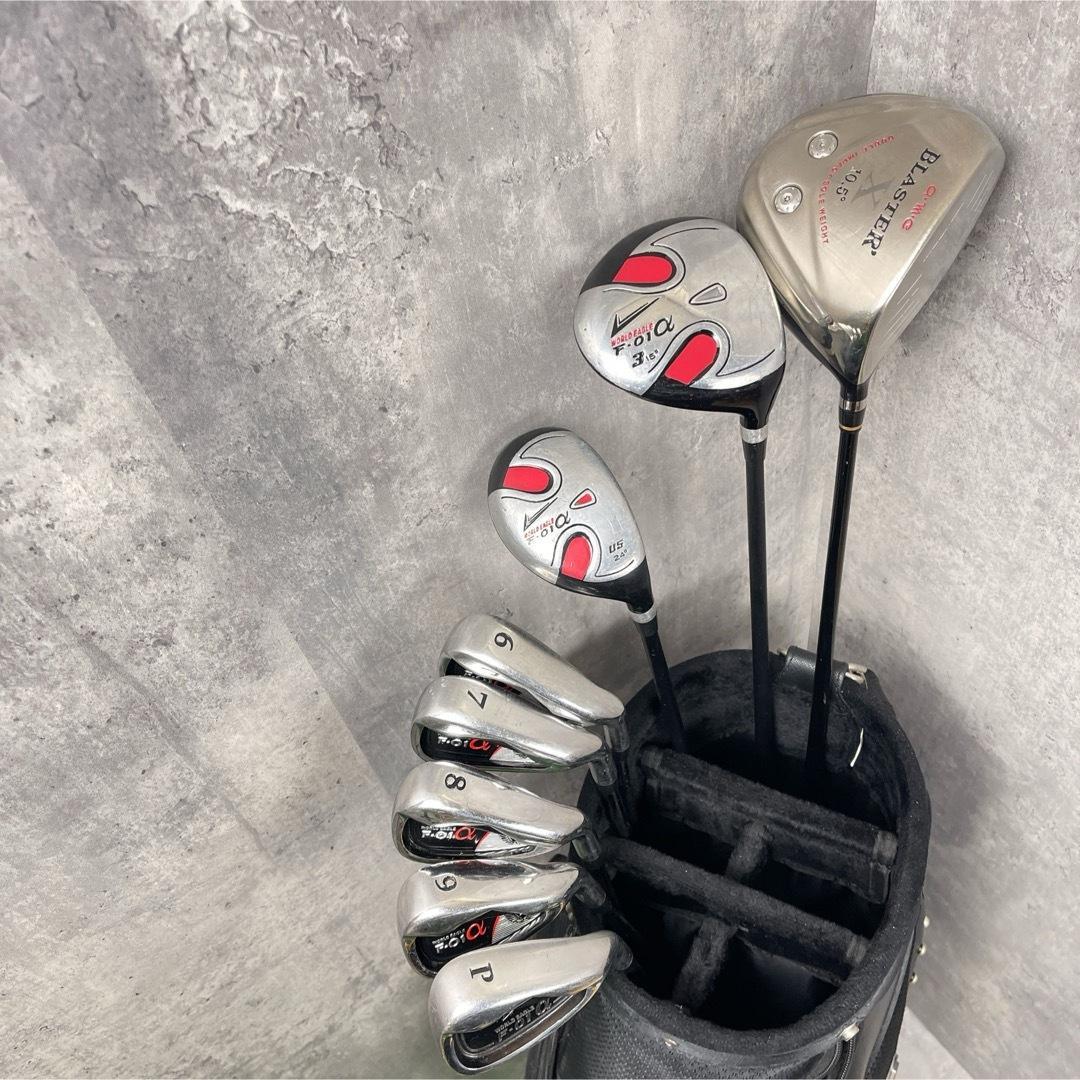 ワールドイーグル　ゴルフクラブセットWORLD EAGLE F-01α 初心者