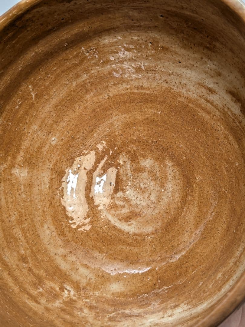 十四代土谷道仙 萩焼 俵手茶盌 共箱共布栞 抹茶碗 抹茶茶碗 茶道具 茶器 食器