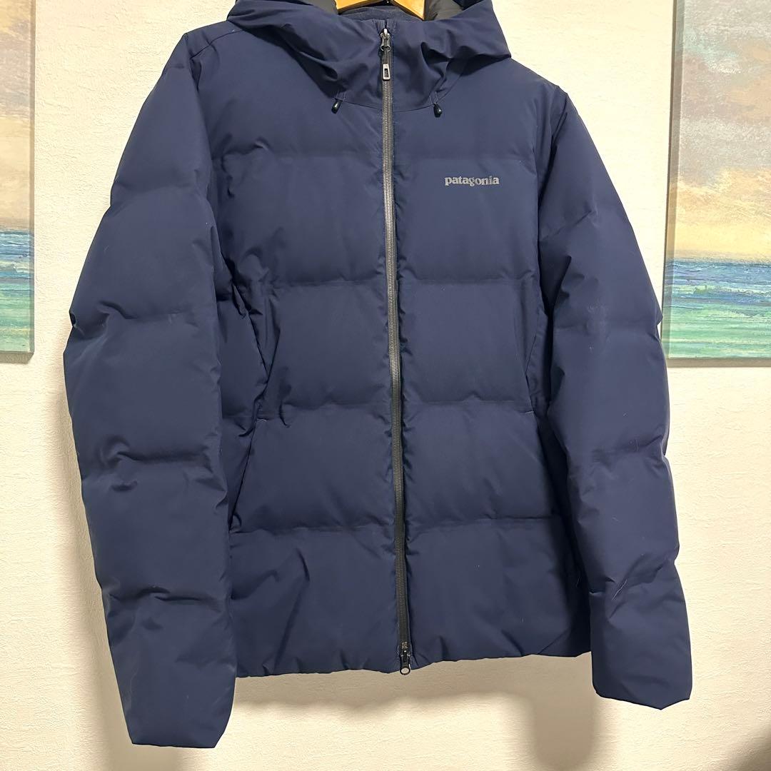 パタゴニア メンズ ジャクソングレイシャー ダウンジャケット ネイビー L