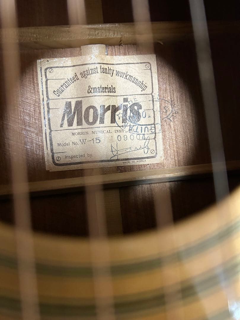 Morris W-15 アコースティックギター