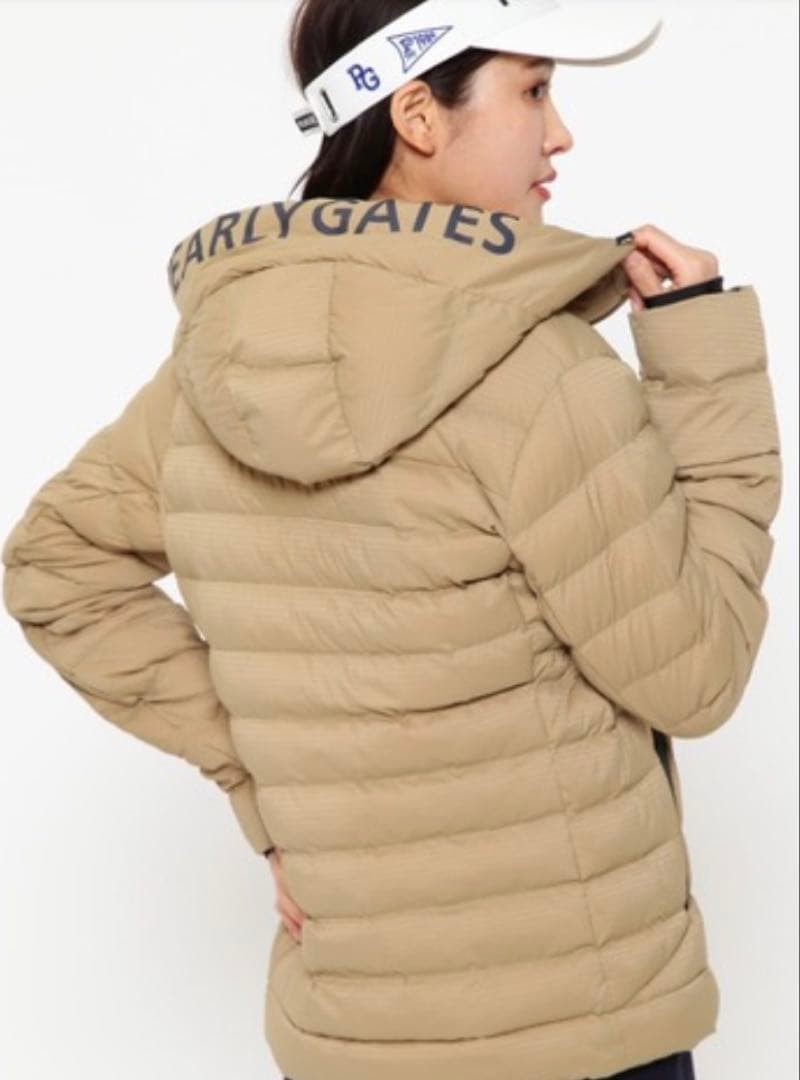 PEARLY GATES ナイロンストレッチドビー 中綿キルティングジャケット