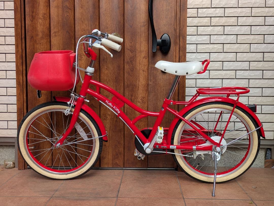 ハローキティ 18インチ　自転車　子供用　サイクルあさひ　幼児　【室内保管】