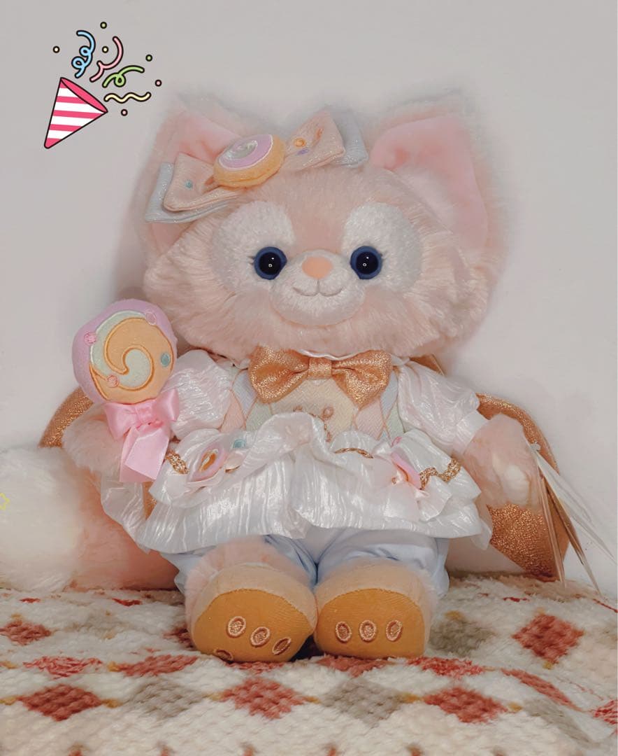 即日❣️5214 上海ディズニー　お誕生日　リーナベル　ぬいぐるみSS