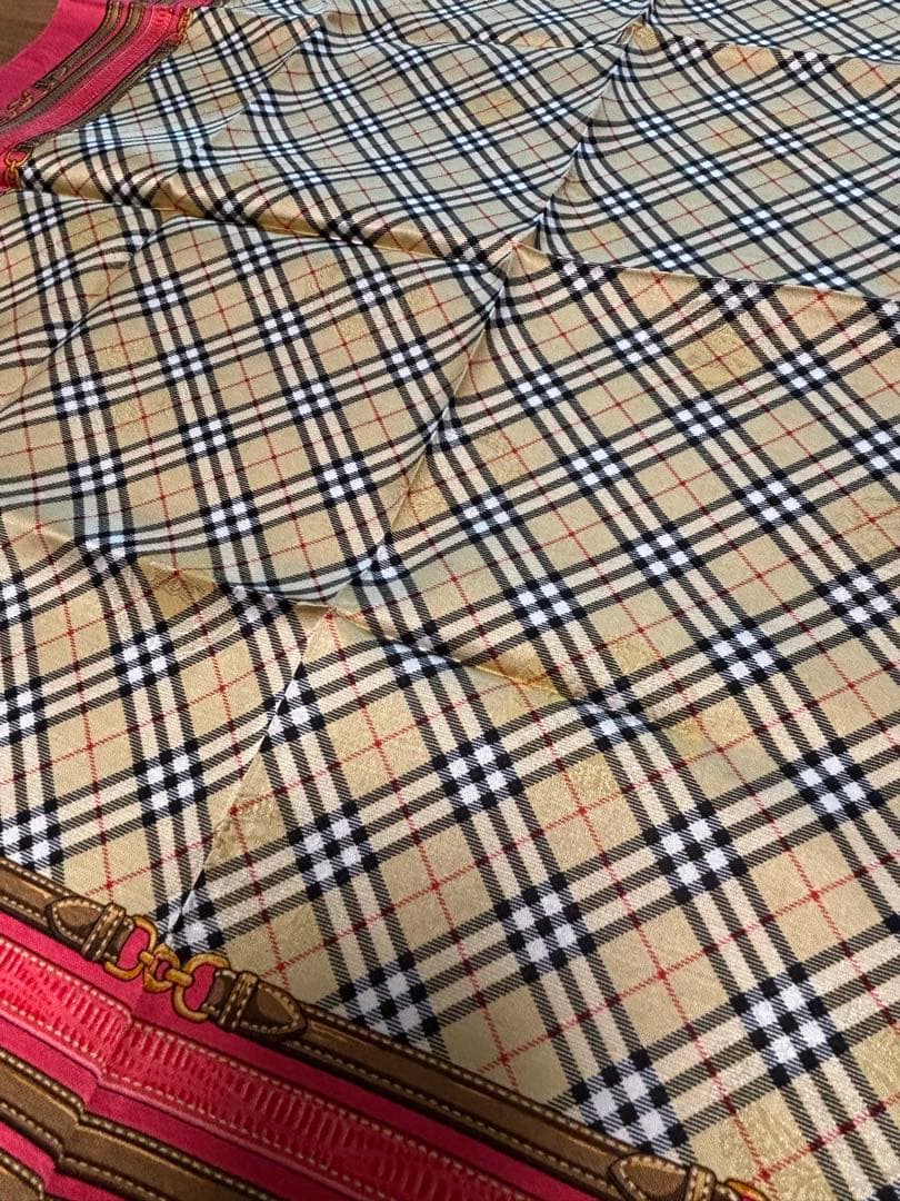 H*守様 Burberrys シルク&コットンハンカチ 4枚セット