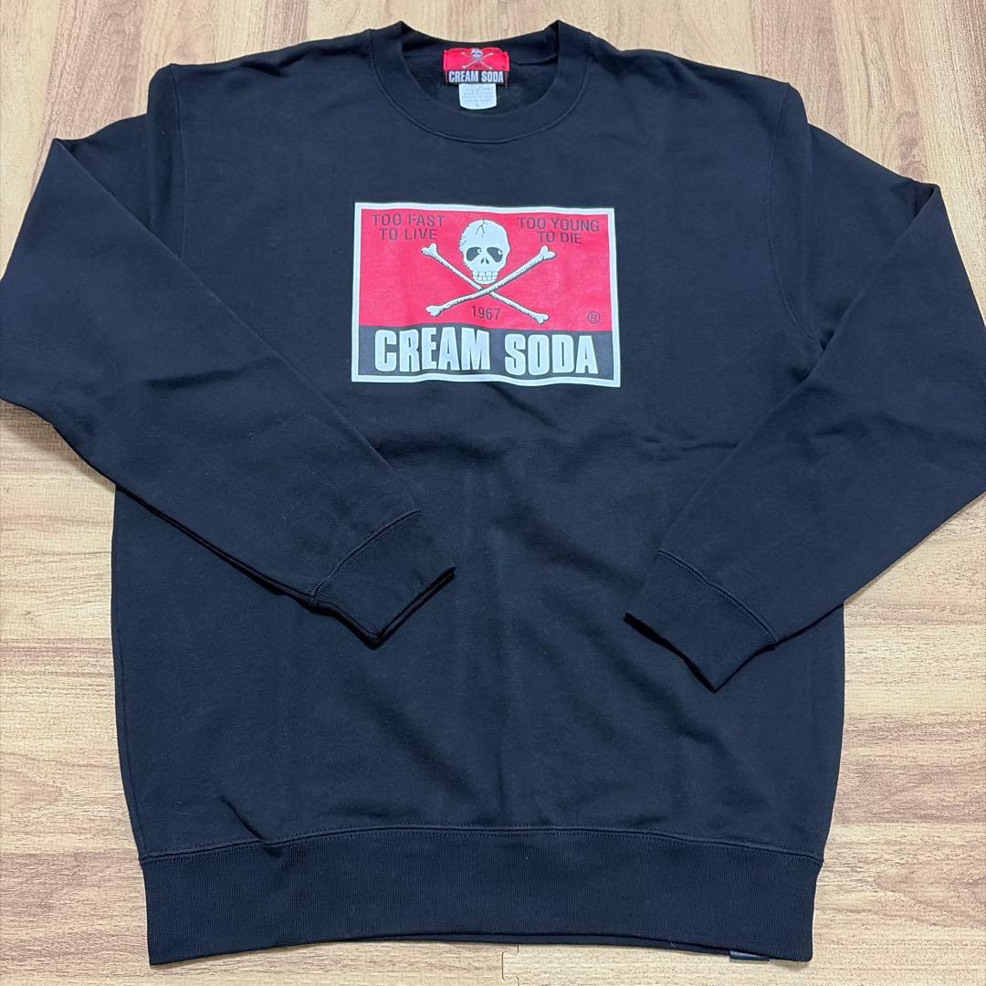 依頼coolさん専用CREAM SODA 50周年記念トレーナー黒L
