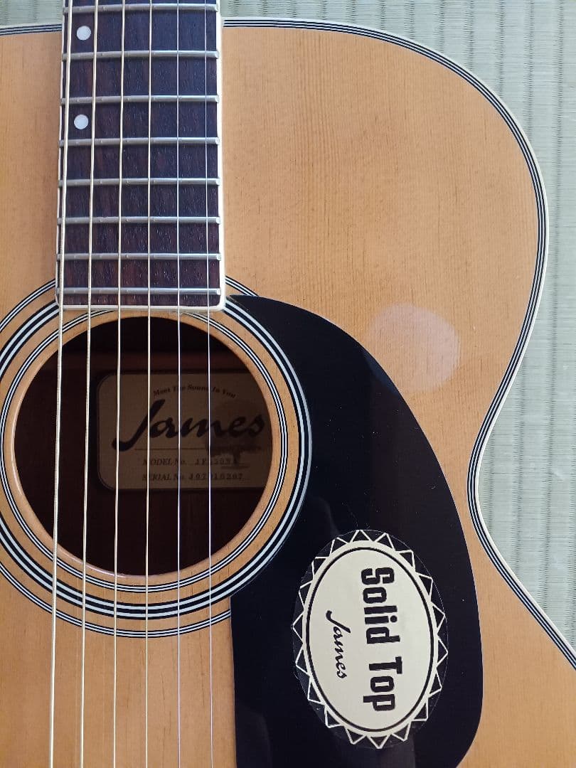 【送料込】】James　JF350NA　島村楽器　トップ単板　整備済
