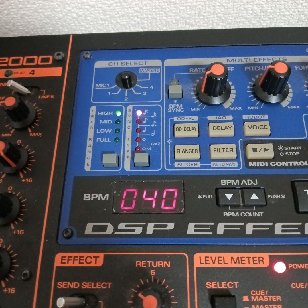 ROLAND DJ-2000 ミキサー 通電確認済 訳あり