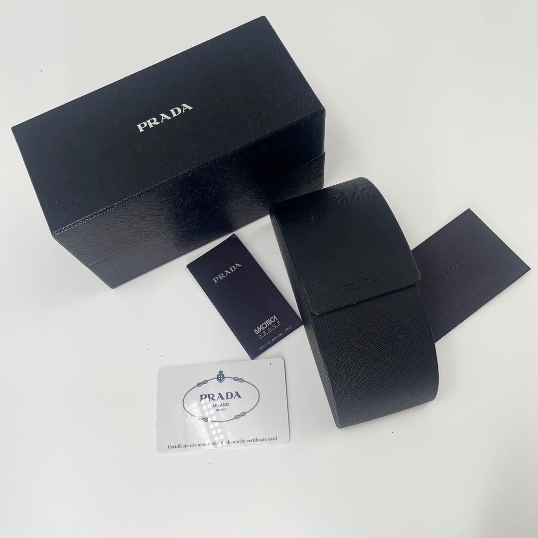 【✨未使用級 付属品完備】 プラダ サングラス メタルロゴ Y2K ブラック