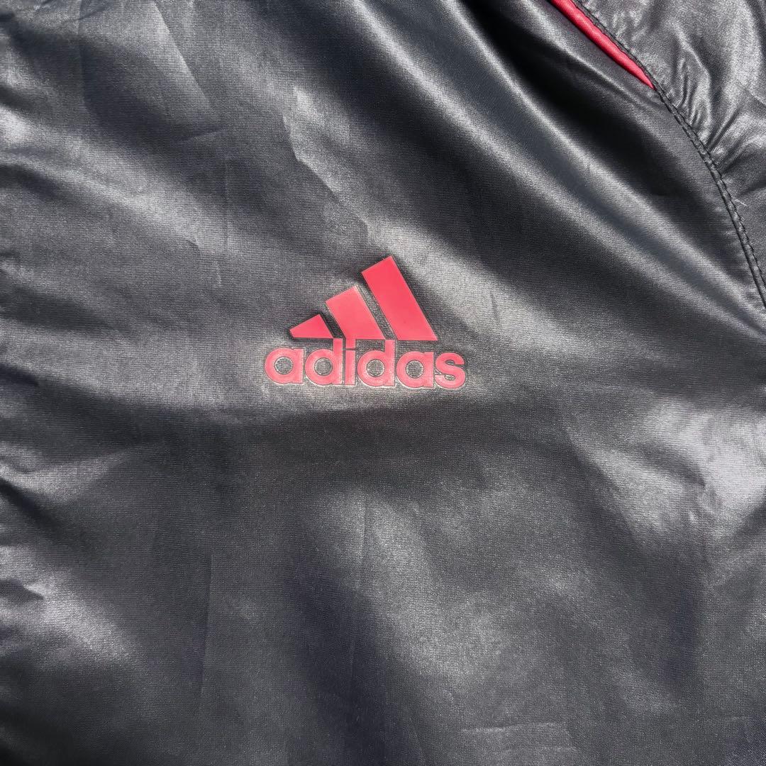 adidas CLIMA365 ダークグレー ナイロンセットアップ L Y2K