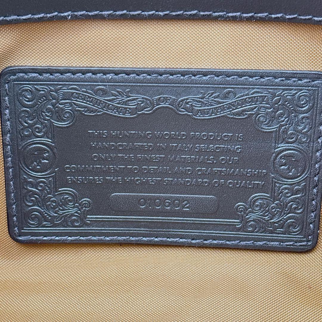 ハンティングワールド/ショルダーバッグ/クロスボディ/サコッシュ/バチュークロス