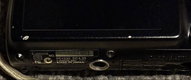 キヤノン Canon IXY DIGITAL3000 IS 黒 動作問題無し