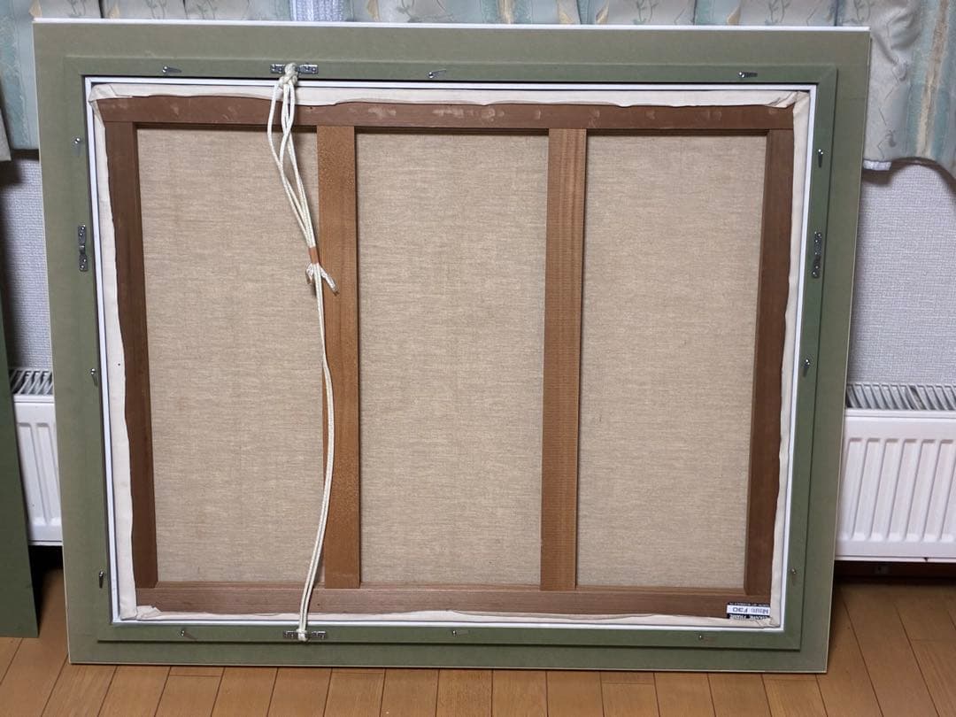 北海道画廊　風景画　油絵　油彩画　署名有　大型　F30号