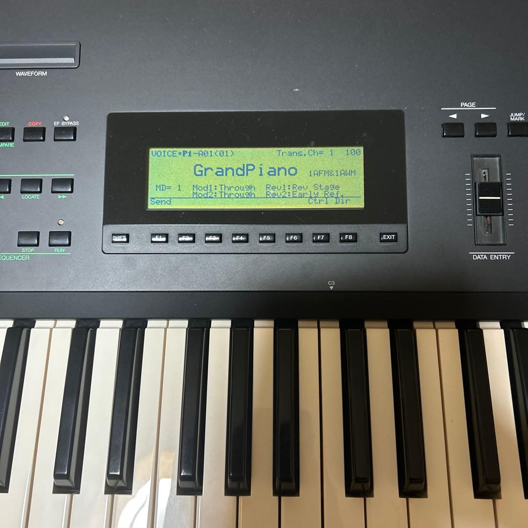 YAMAHA SY77 USBフロッピーエミュレータ換装済