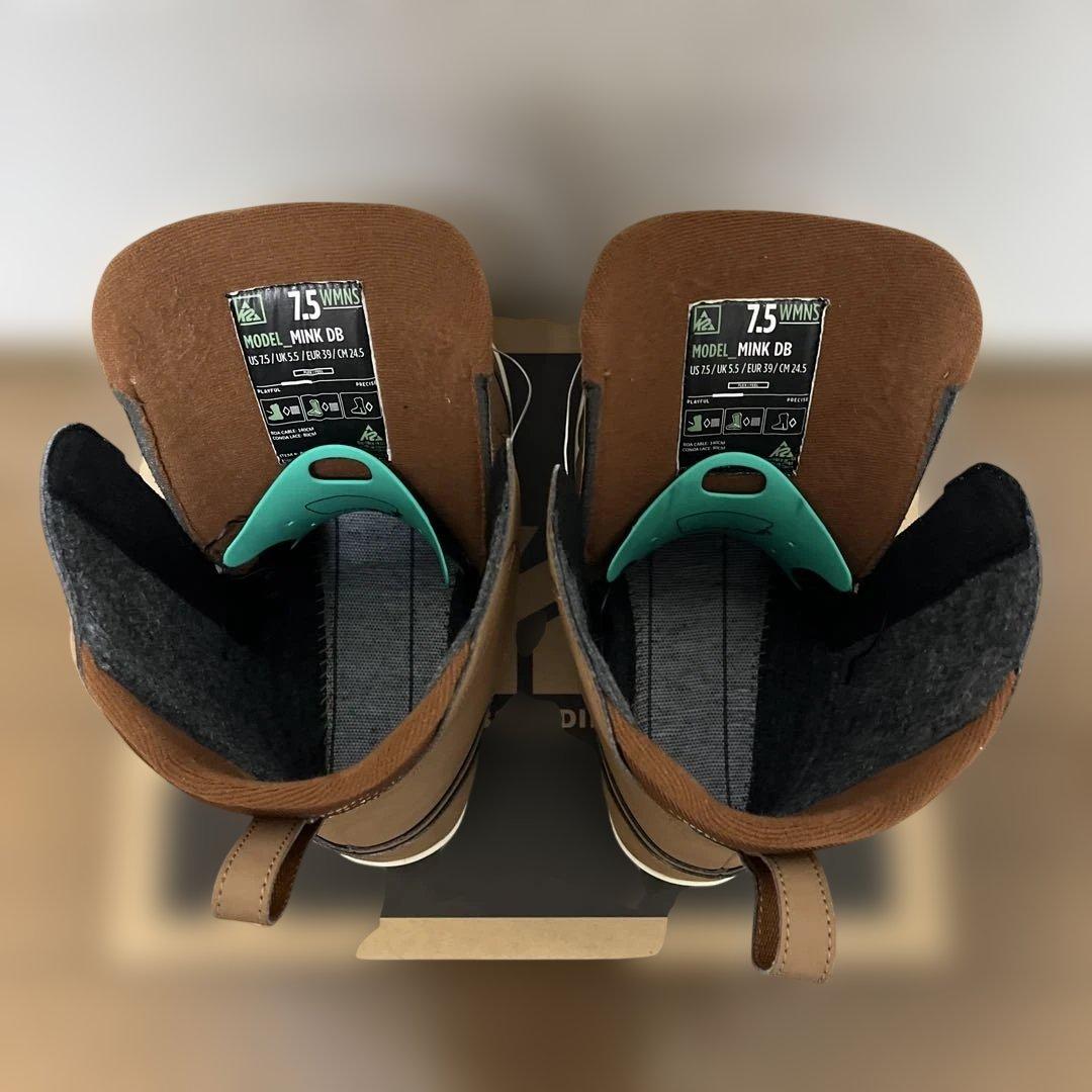 K2 女性用スノーボードブーツ ブラウン24.5cm