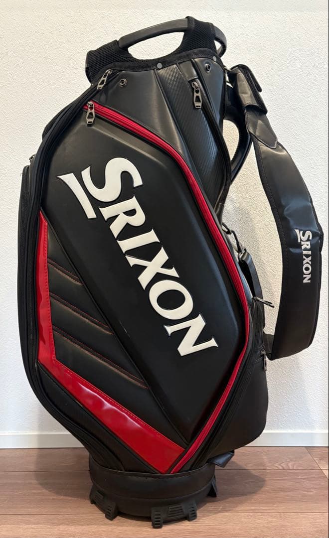 Srixon 大人気 キャディバッグ 黒/赤