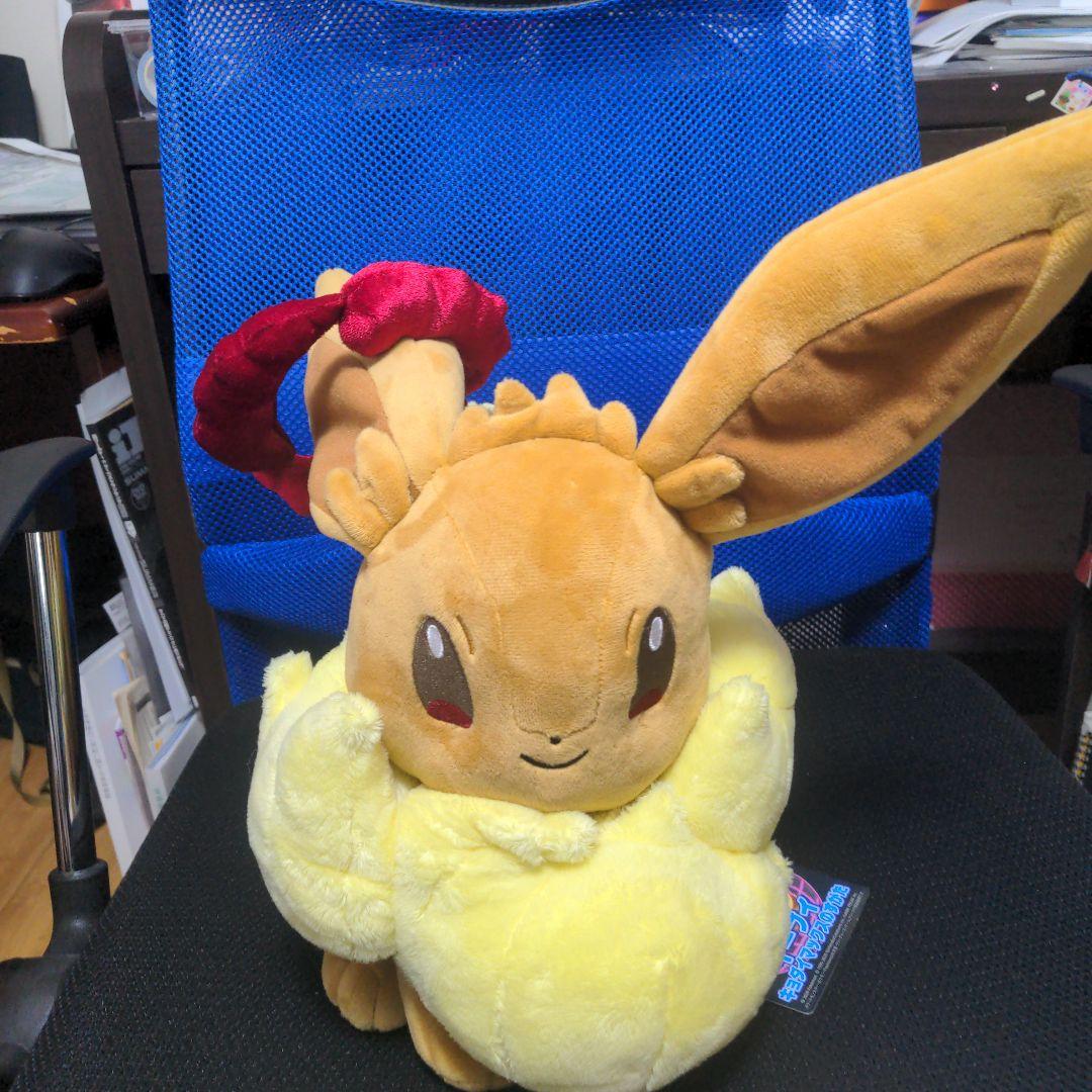 【タグ付 美品】 ポケモンセンター限定 イーブイ キョダイマックス ぬいぐるみ